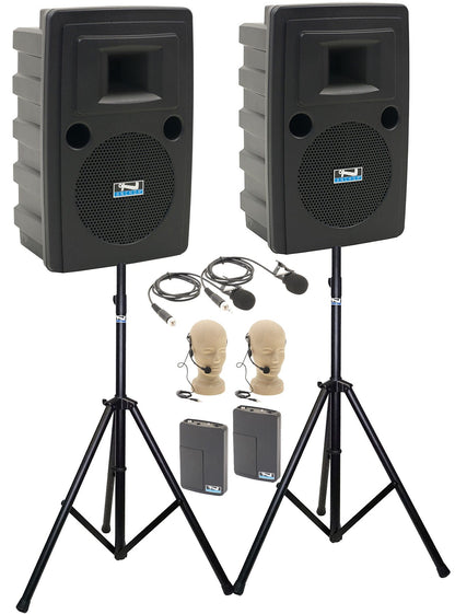 Anchor Audio 760290 Liberty 2 Pair LIB2-AIR X2 - Anchor-Air / 2x Lapel / 2x Headband  Wireless Mics - PSSL ProSound and Stage Lighting