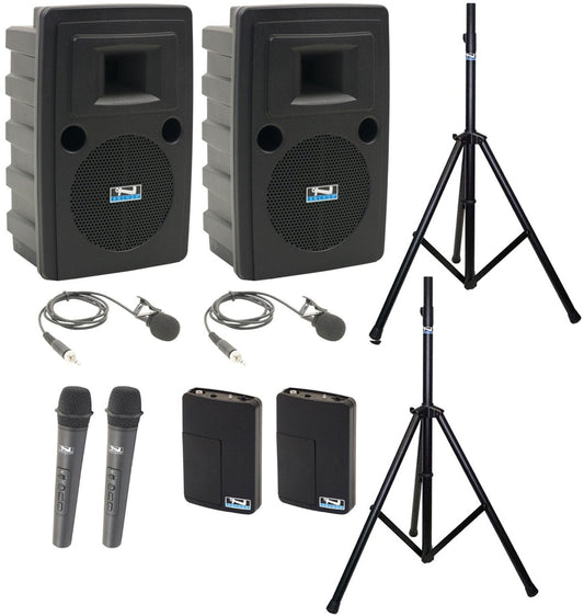 Anchor Audio 760430 Liberty 2 Pair LIB2-AIR X4 - Anchor-Air / 2x Handheld / 2x Lapel Wireless Mics - PSSL ProSound and Stage Lighting