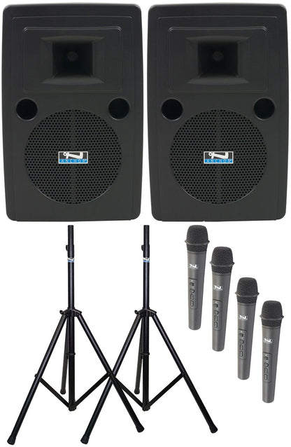 Anchor Audio 765400 Liberty 2 Pair AIRFLEX XR4 - Anchor-Air / 4x Handheld Wireless Microphones - PSSL ProSound and Stage Lighting