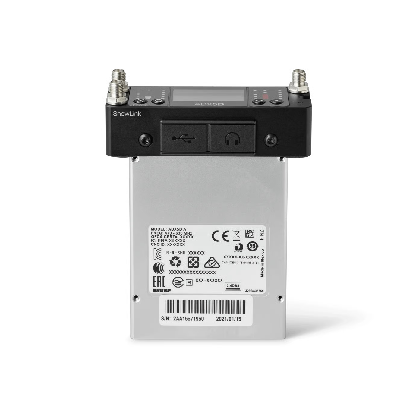 Shure ADX5D Portable Receiver