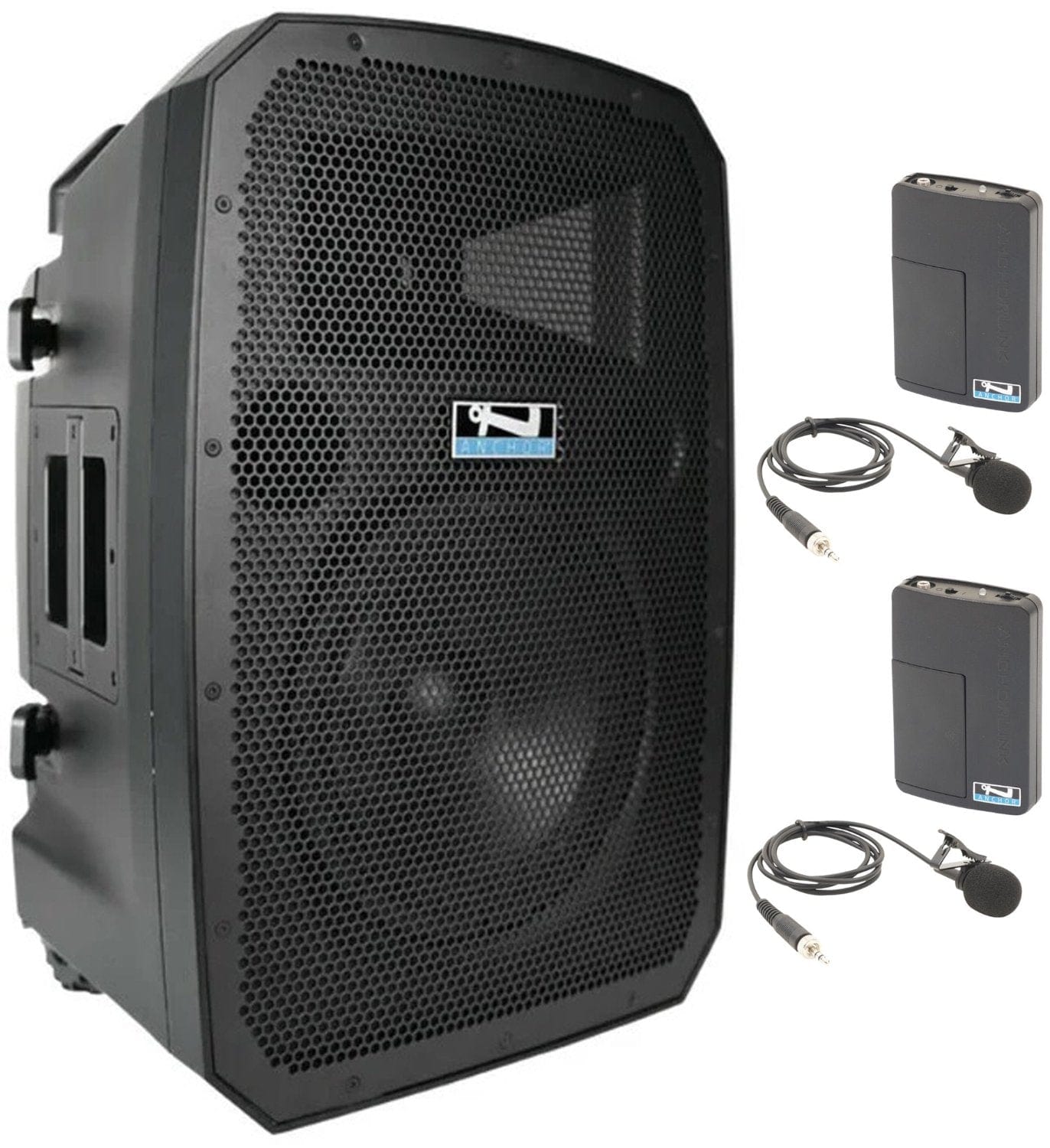 Anchor Audio 771260 Liberty 3 Link System - AnchorLink 3 / 2x Lapel Wireless Microphones - PSSL ProSound and Stage Lighting