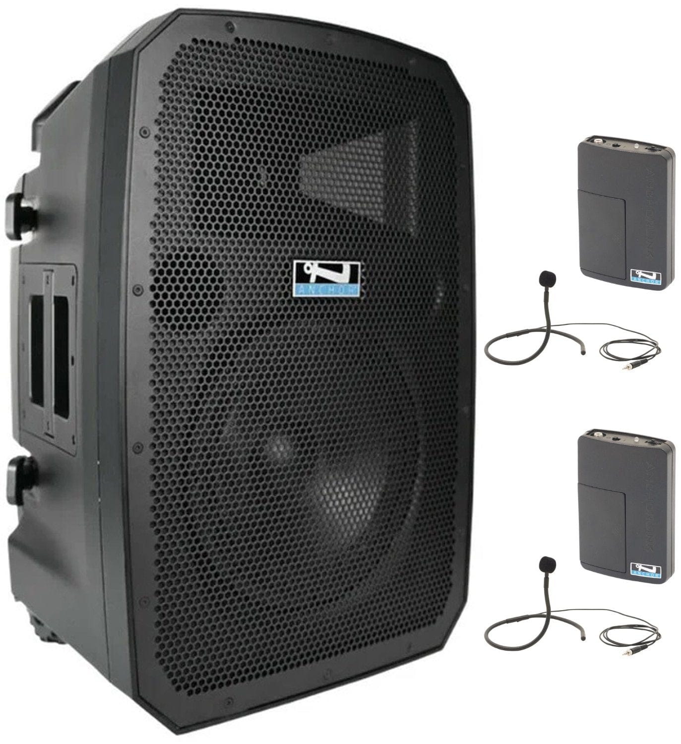 Anchor Audio 771270 Liberty 3 Link System - AnchorLink 3 / 2x Collar Wireless Microphones - PSSL ProSound and Stage Lighting