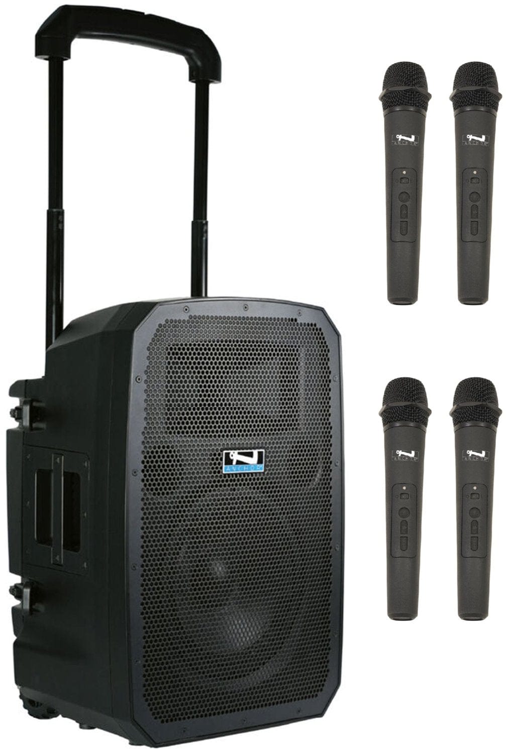 Anchor Audio 771400 Liberty 3 Link System - AnchorLink 3 / 4x Handheld Wireless Microphones - PSSL ProSound and Stage Lighting