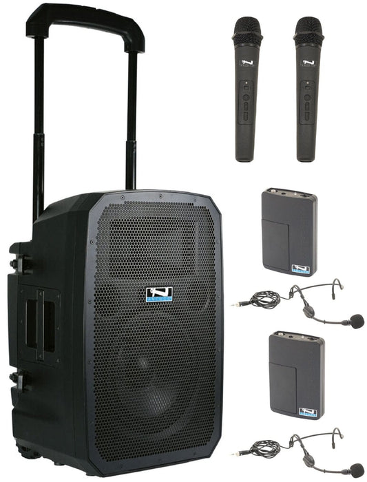 Anchor Audio 771425 Liberty 3 Link System - AnchorLink 3 / 2x Handheld / 2x Headband Wireless Mics - PSSL ProSound and Stage Lighting