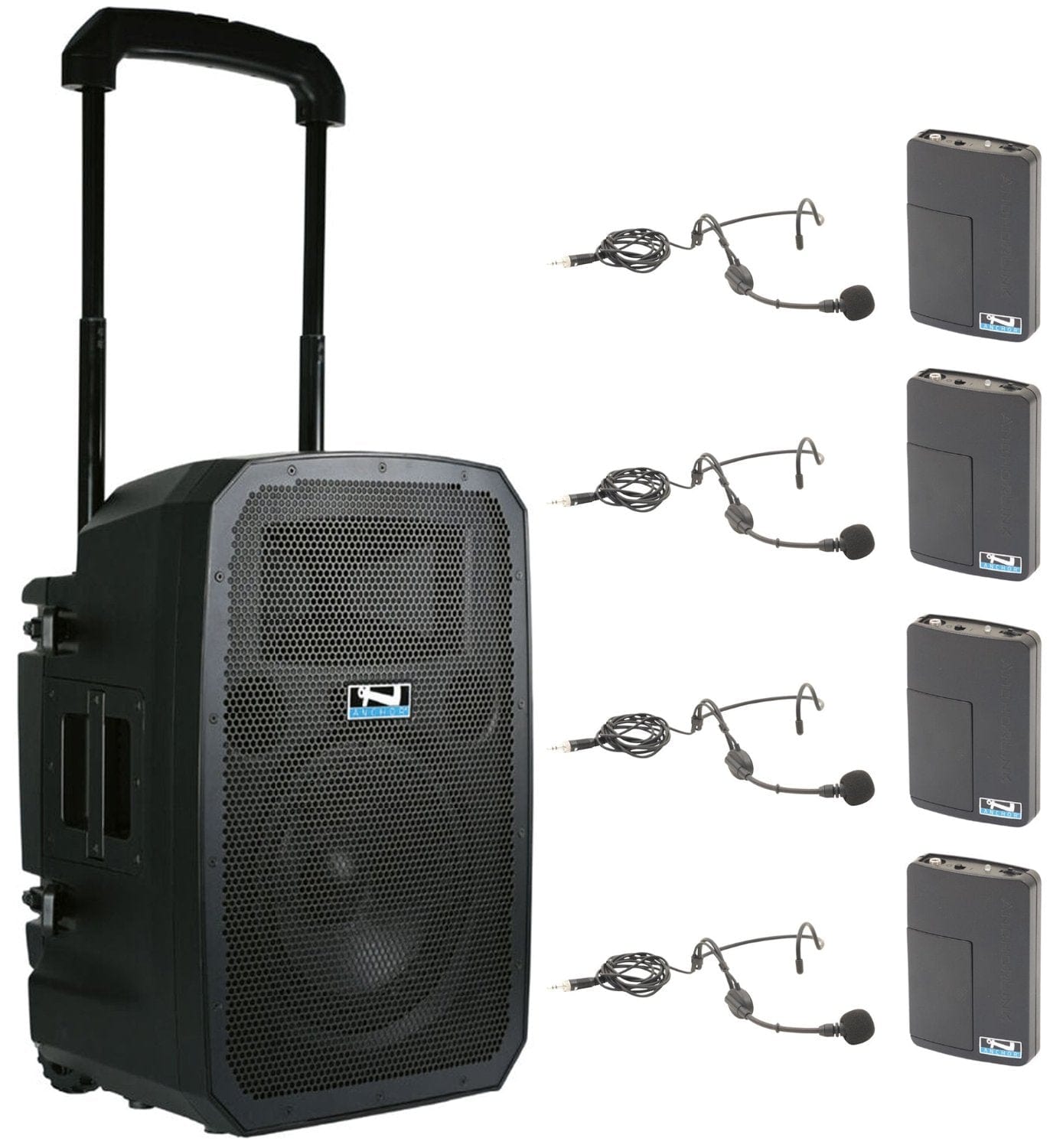 Anchor Audio 771450 Liberty 3 Link System - AnchorLink 3 / 4x Headband Wireless Microphones - PSSL ProSound and Stage Lighting