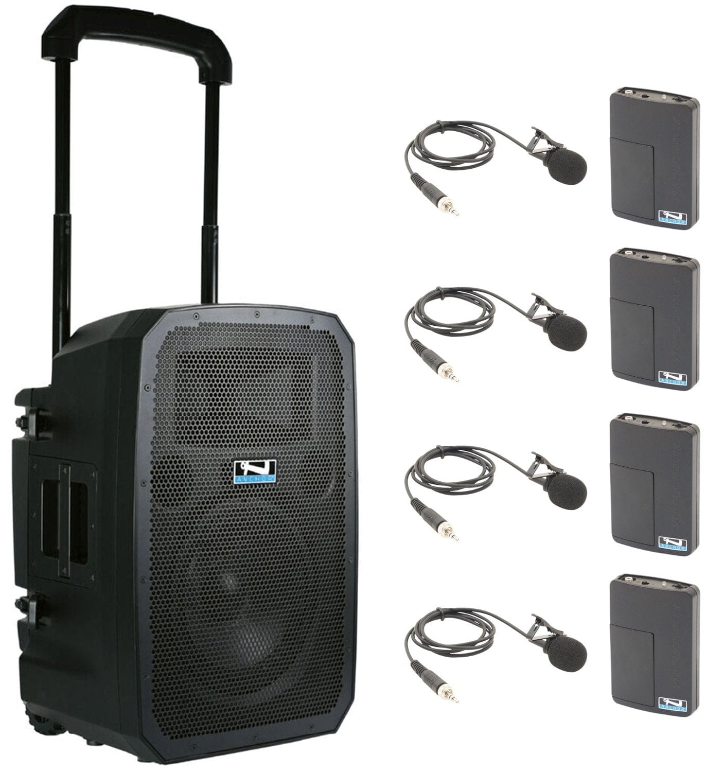 Anchor Audio 771460 Liberty 3 Link System - AnchorLink 3 / 4x Lapel Wireless Microphones - PSSL ProSound and Stage Lighting