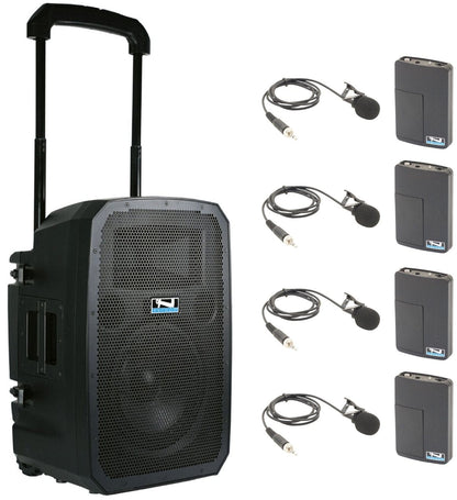 Anchor Audio 771460 Liberty 3 Link System - AnchorLink 3 / 4x Lapel Wireless Microphones - PSSL ProSound and Stage Lighting