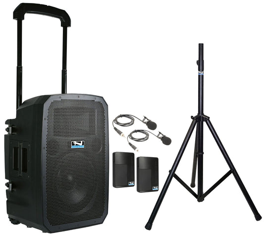 Anchor Audio 776260 Liberty 3 Link System - AnchorLink 3 / 2x Lapel Wireless Microphones / Stand - PSSL ProSound and Stage Lighting