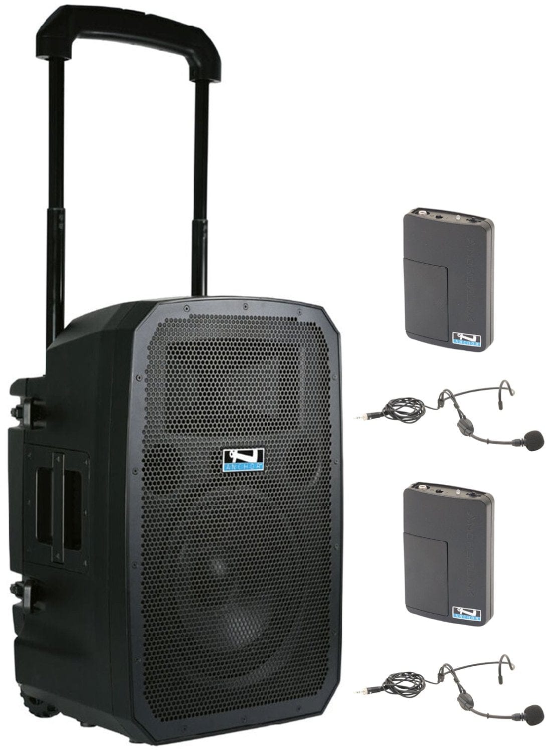 Anchor Audio 781250 Liberty 3 Hub System - AnchorLink 3 / AnchorFlex / 2x Headband Wireless Mics - PSSL ProSound and Stage Lighting