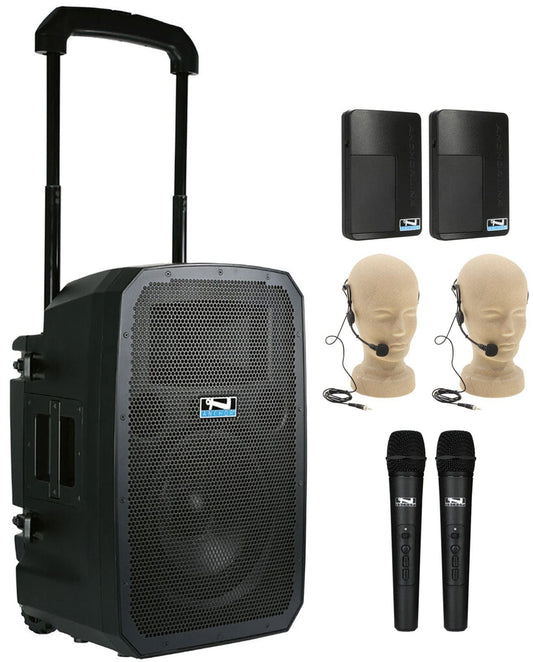 Anchor Audio 781425 Liberty 3 Hub System - AnchorLink 3 / AnchorFlex / 2 Handheld / 2 Headband Mics - PSSL ProSound and Stage Lighting