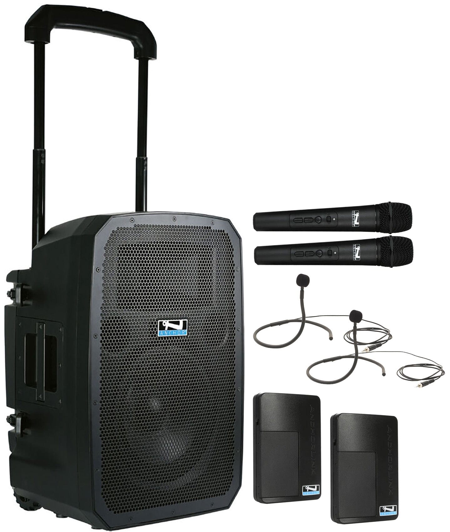 Anchor Audio 781435 Liberty 3 Hub System - AnchorLink 3 / AnchorFlex / 2x Handheld / 2x Collar Mics - PSSL ProSound and Stage Lighting