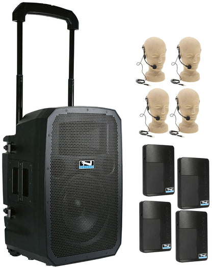 Anchor Audio 781450 Liberty 3 Hub System - AnchorLink 3 / AnchorFlex / 4x Headband Wireless Mics - PSSL ProSound and Stage Lighting