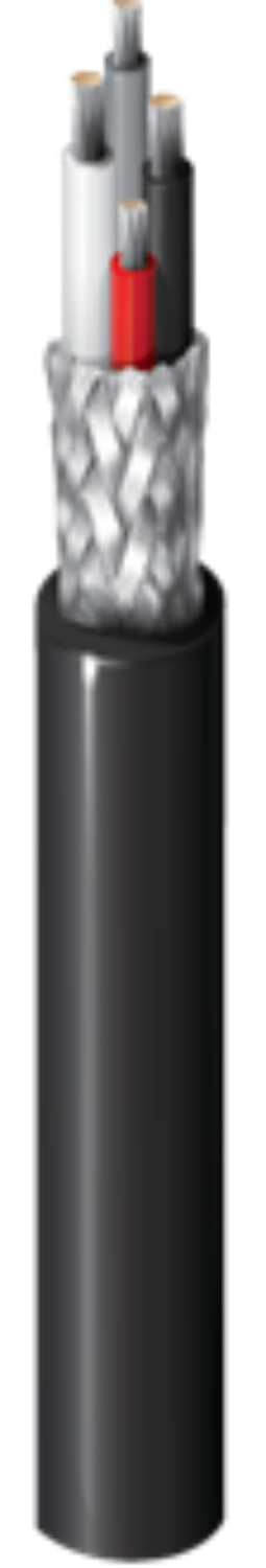 Belden SMPTE Electrical Camera Breakout Cable, 2 Conductor 16 AWG, 2 Conductor 22 AWG, CMR