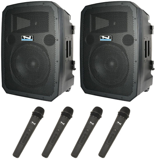 Anchor Audio 783400 Liberty 3 Hub Pair - AnchorLink 3 / AnchorFlex / 4x Handheld Wireless Mics - PSSL ProSound and Stage Lighting