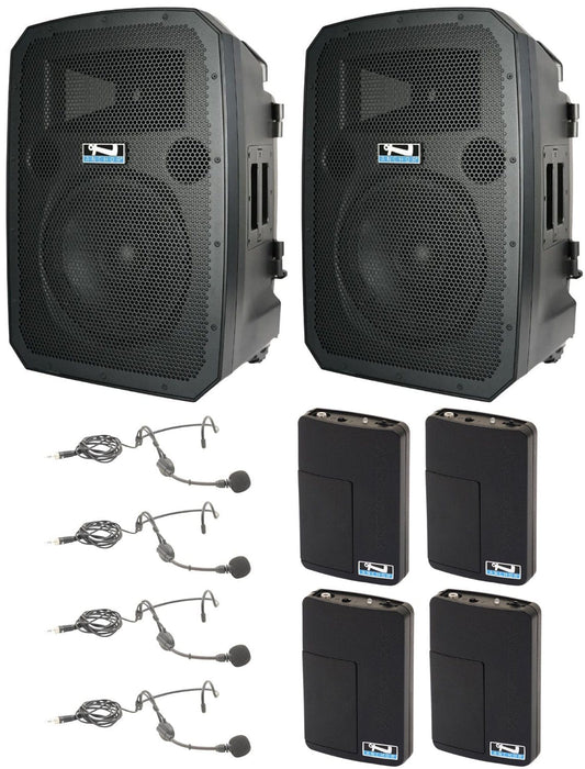 Anchor Audio 783450 Liberty 3 Hub Pair - AnchorLink 3 / AnchorFlex / 4x Headband Wireless Mics - PSSL ProSound and Stage Lighting