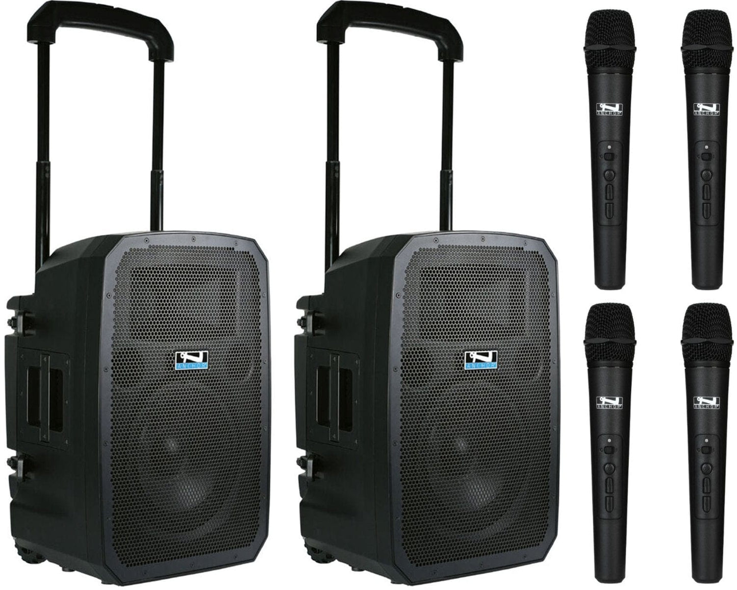 Anchor Audio 784400 Liberty 3 Hub Connect Set - AnchorLink 3 / AnchorFlex / 4 Handheld Wireless Mics - PSSL ProSound and Stage Lighting