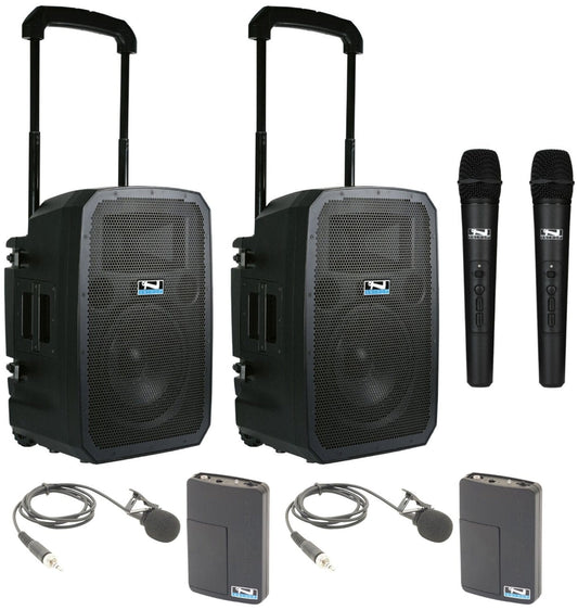 Anchor Audio 784430 Liberty 3 Hub Connect Set - AnchorLink 3 / AnchorFlex / 2x Handheld / 2x Lapel - PSSL ProSound and Stage Lighting