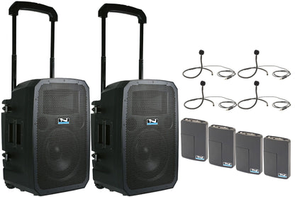 Anchor Audio 784470 Liberty 3 Hub Connect Set - AnchorLink 3 / AnchorFlex / 4x Collar Wireless Mics - PSSL ProSound and Stage Lighting