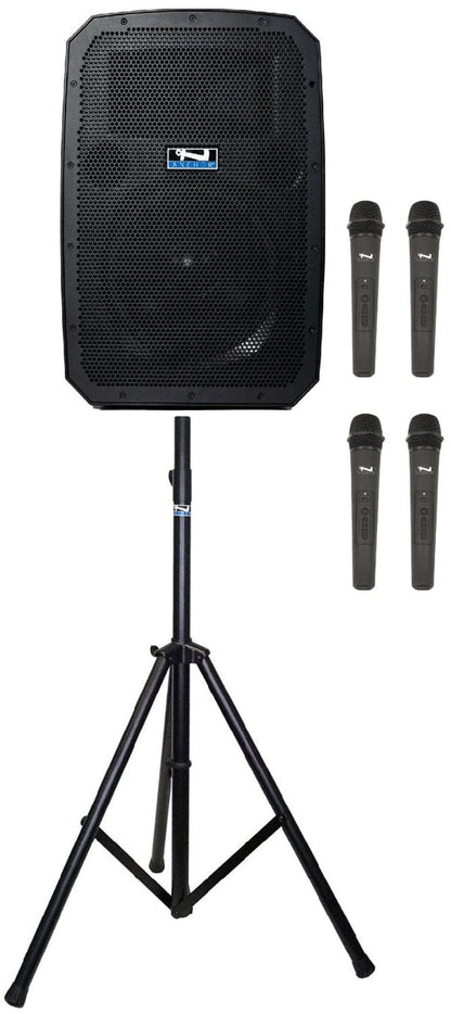 Anchor Audio 786400 Liberty 3 Hub System - AnchorLink 3 / AnchorFlex / 4x Handheld Mics / Stand - PSSL ProSound and Stage Lighting