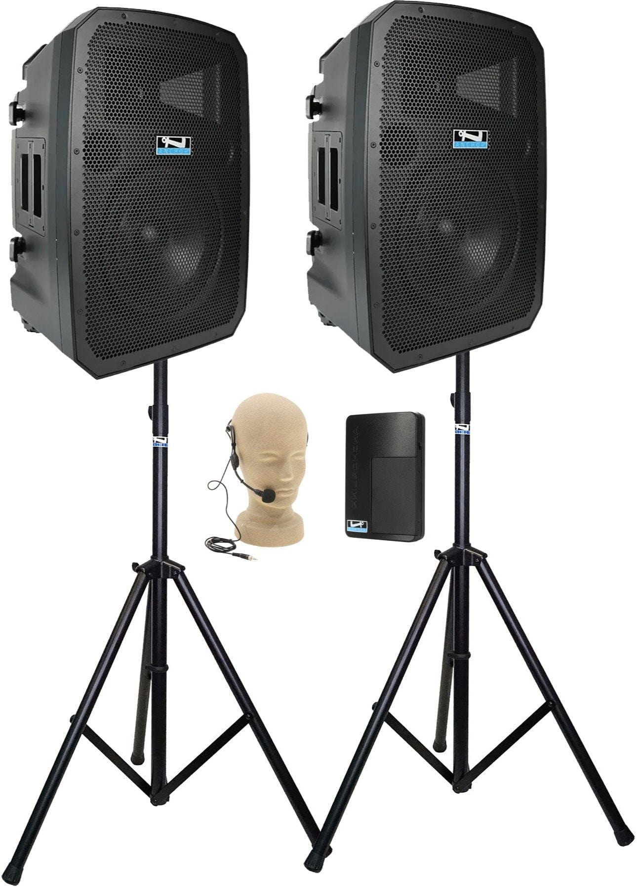 Anchor Audio 788150 Liberty 3 Dual Hub - AnchorLink 3 / AnchorFlex / Headband Wireless Mic / Stands - PSSL ProSound and Stage Lighting