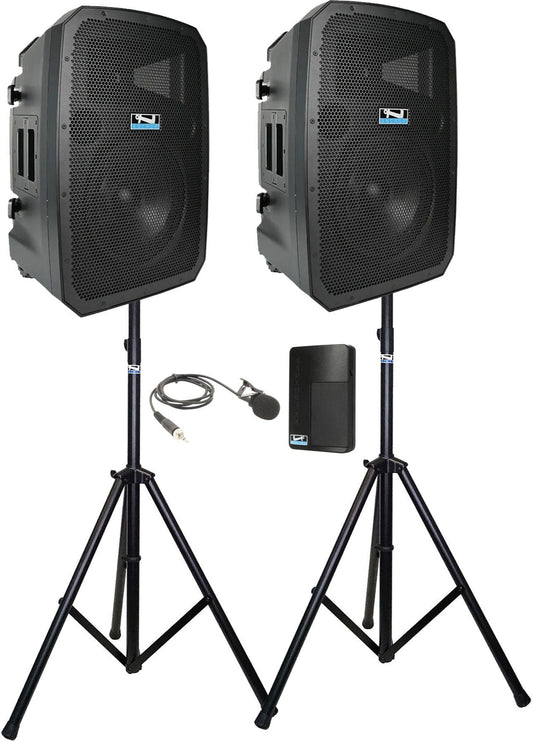 Anchor Audio 788160 Liberty 3 Dual Hub - AnchorLink 3 / AnchorFlex / Lapel Wireless Mic / Stands - PSSL ProSound and Stage Lighting