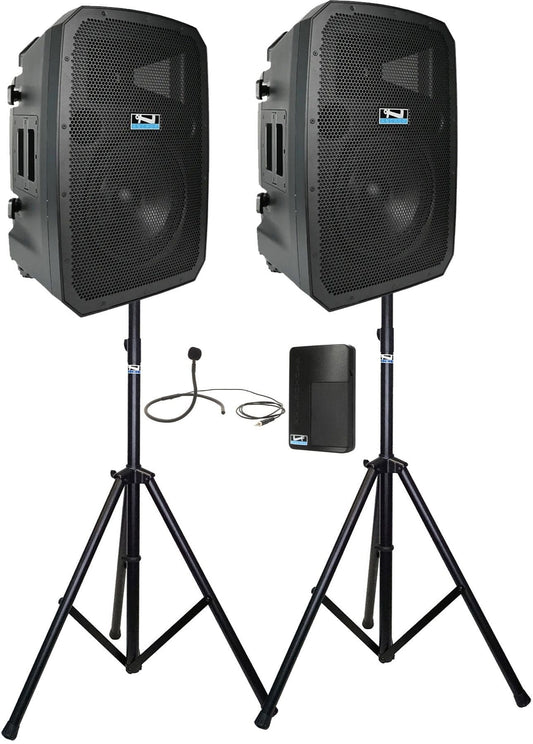 Anchor Audio 788170 Liberty 3 Dual Hub - AnchorLink 3 / AnchorFlex / Collar Wireless Mic / Stands - PSSL ProSound and Stage Lighting