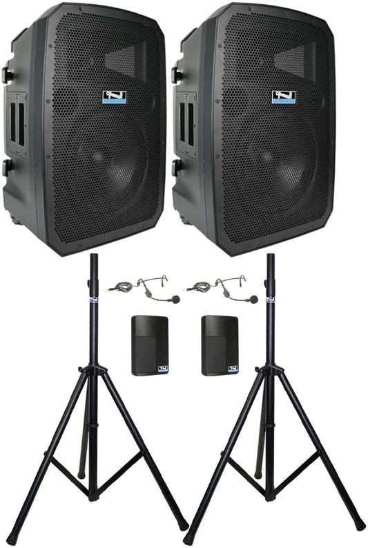 Anchor Audio 788250 Liberty 3 Dual Hub - AnchorLink 3 / AnchorFlex / 2x Headband Mics / Stands