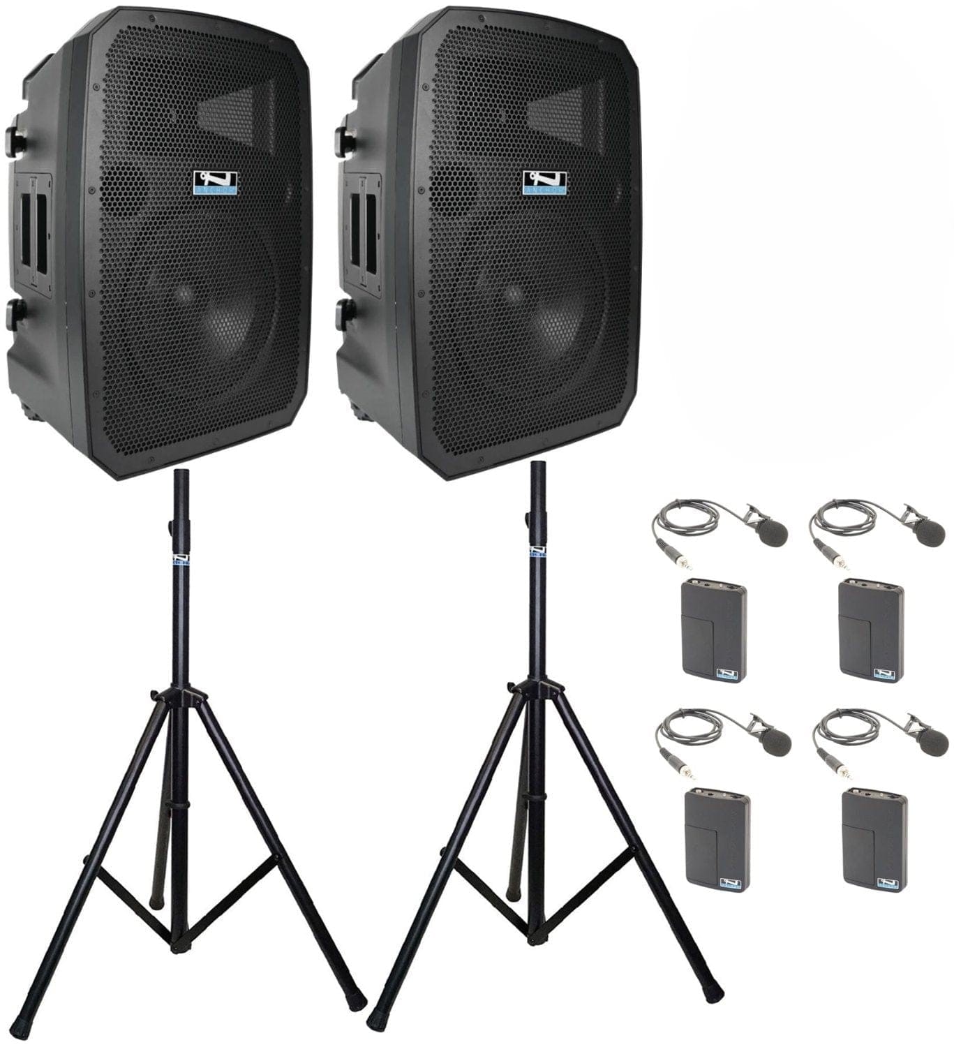 Anchor Audio 788460 Liberty 3 Dual Hub - AnchorLink 3 / AnchorFlex / 4x Lapel Mics / Stands