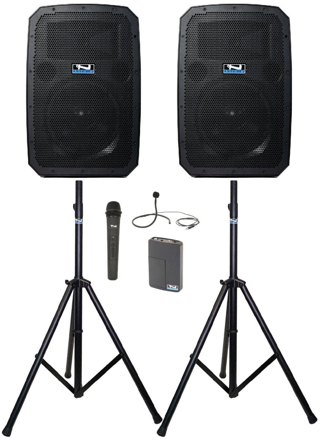 Anchor Audio 789235 Liberty 3 Hub Connect Set - AnchorLink 3 / AnchorFlex / Handheld / Collar - PSSL ProSound and Stage Lighting