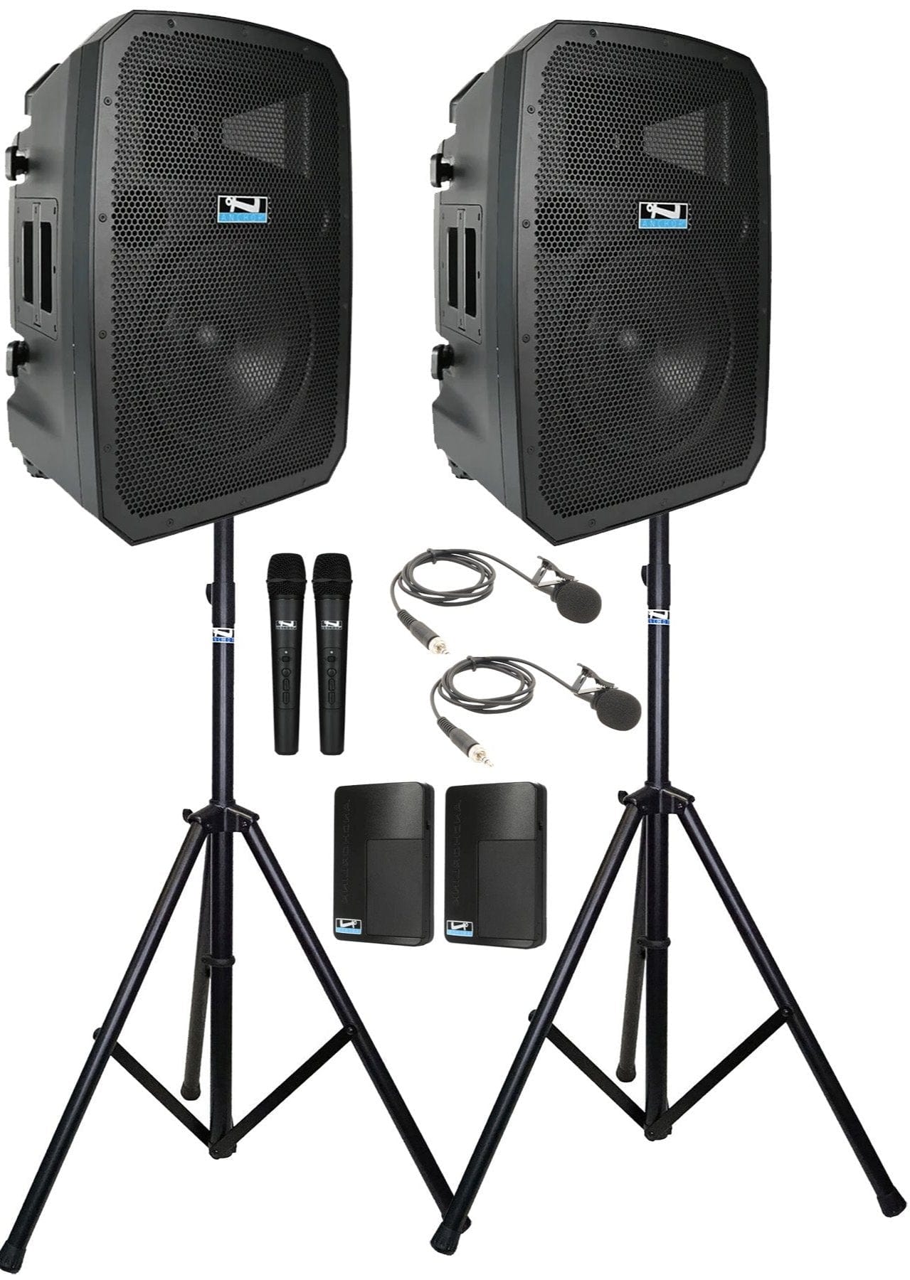 Anchor Audio 789430 Liberty 3 Hub Connect Set - AnchorLink 3 / AnchorFlex / 2 Handheld / 2 Lapel - PSSL ProSound and Stage Lighting