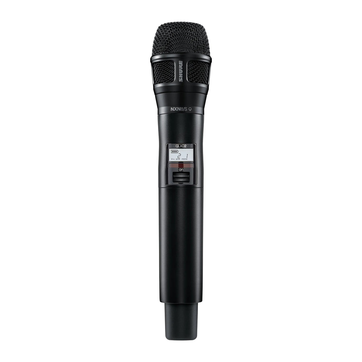 Shure QLXD2/N8SB=-G50 Wireless QLXD2 Handheld Mic Transmitter with Nexadyne 8/S Capsule - Black