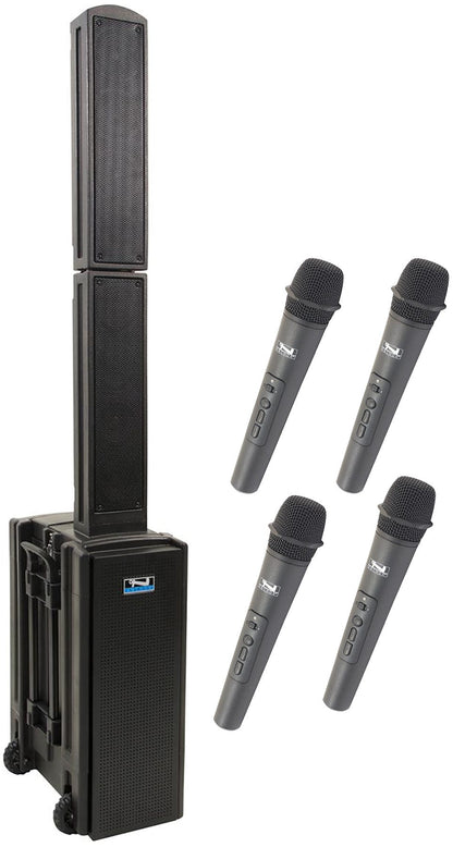 Anchor Audio 812400 Beacon 2 System 4 - 4x Handheld Wireless Microphones - PSSL ProSound and Stage Lighting