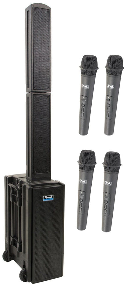 Anchor Audio 815400 Beacon 2 System X4 - Anchor Air / 4x Handheld Wireless Microphones - PSSL ProSound and Stage Lighting