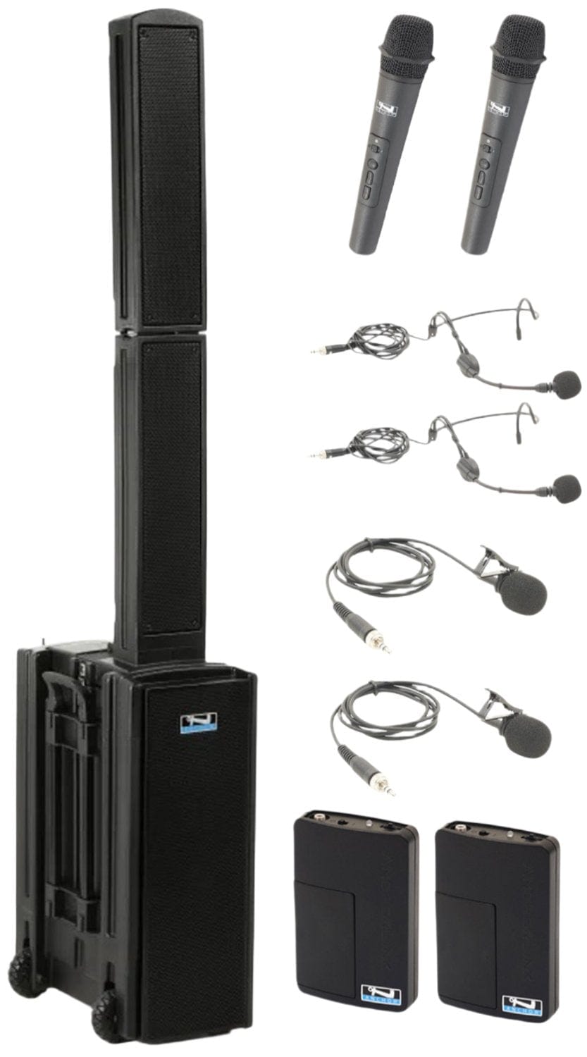 Anchor Audio 815429 Beacon 2 System X4 - Anchor Air / 2x Handheld / 2x Lapel / 2x Headband Mics - PSSL ProSound and Stage Lighting