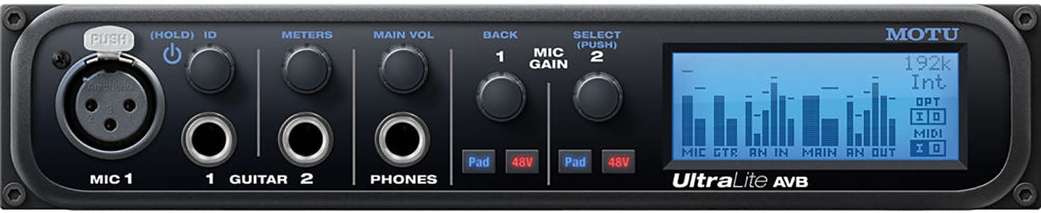 MOTU Ultralite AVB 18x18 USB-2 / AVB Audio Interface with DSP - PSSL ProSound and Stage Lighting