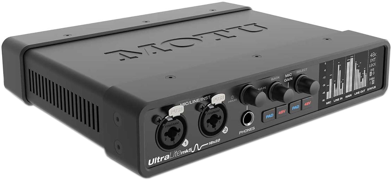 【超美品】MOTU UltraLite mk5 MOTU Ultralite Mk5 18x22 USB Audio Interface with DSP / Mixing and