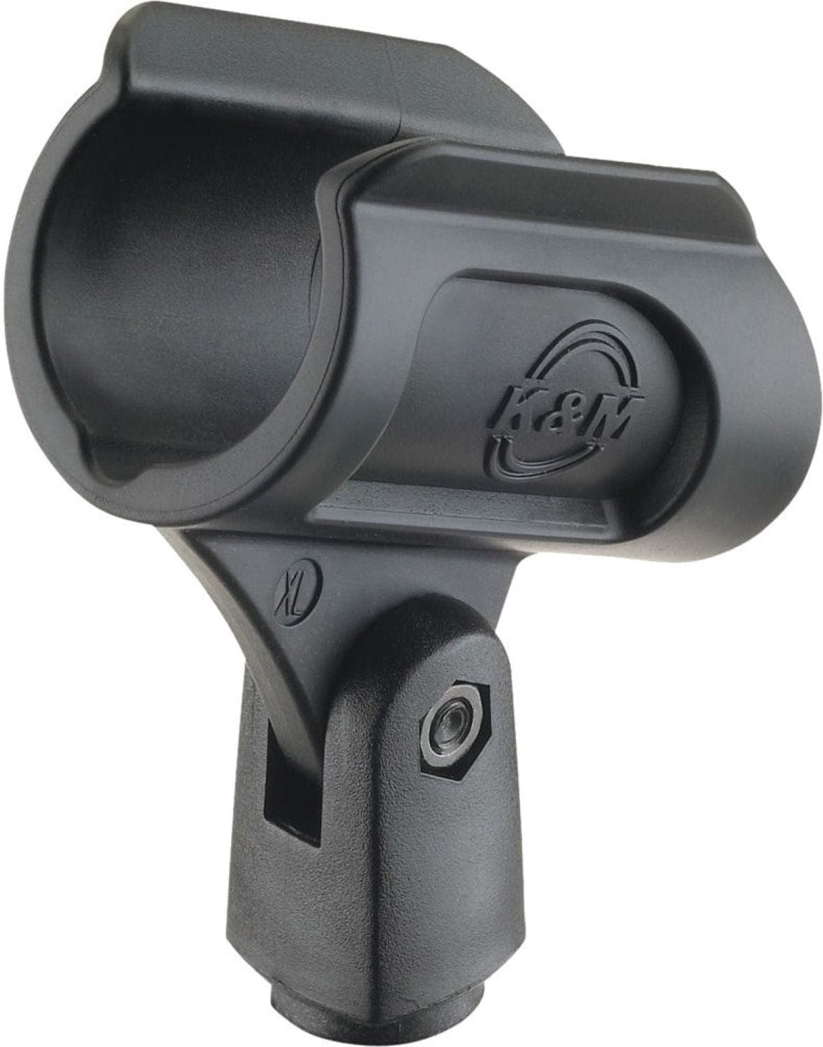 K&M 85070.500.55 Microphone Clip - Black - PSSL ProSound and Stage Lighting