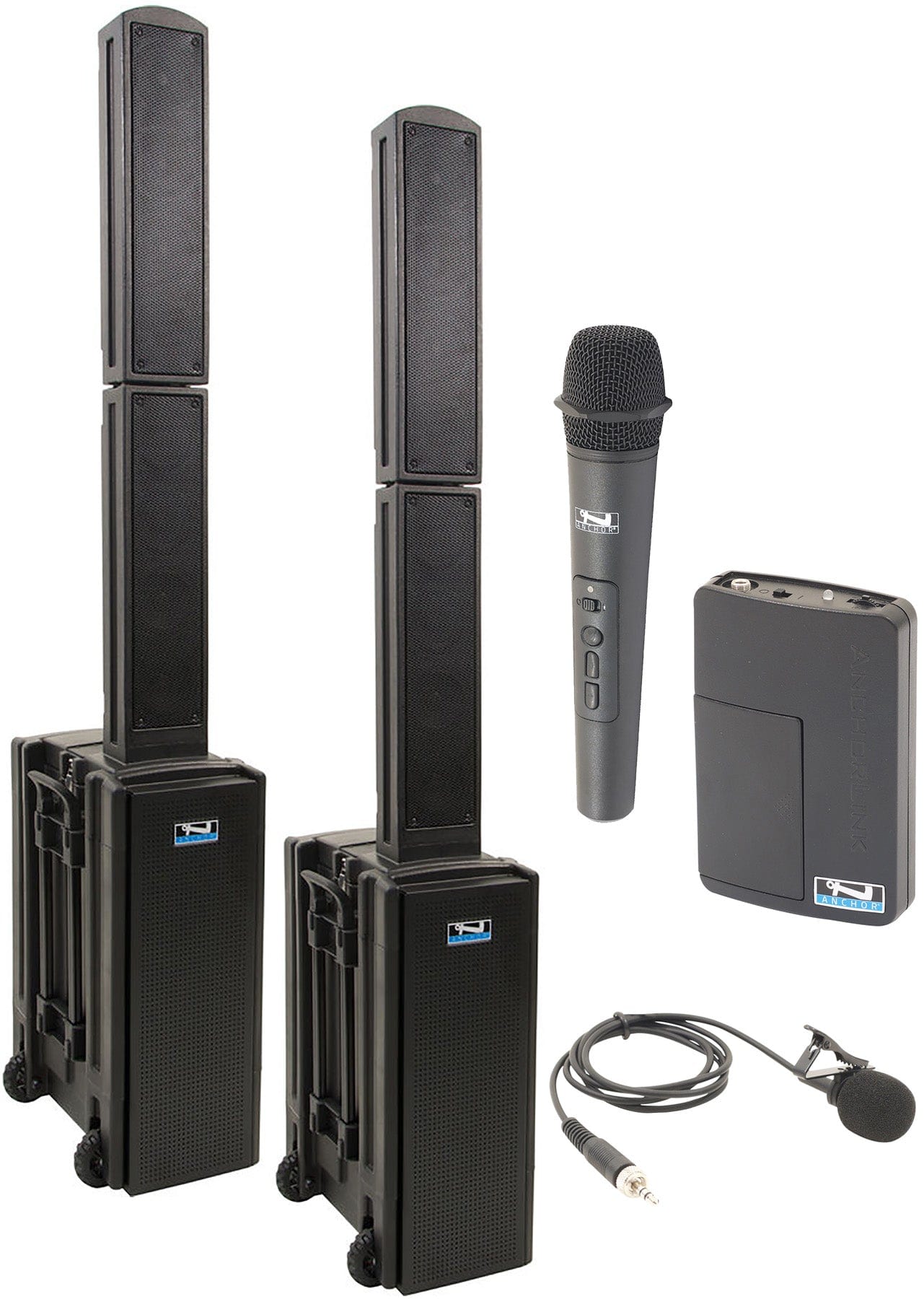 Anchor Audio 860230 Beacon 2 Pair AIR XR2 - Anchor Air / Handheld / Collar Wireless Microphones - PSSL ProSound and Stage Lighting