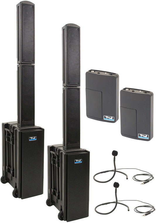 Anchor Audio 860270 Beacon 2 Pair AIR XR2 - Anchor Air / 2x Headband Wireless Microphones - PSSL ProSound and Stage Lighting