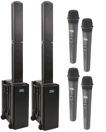 Anchor Audio 860400 Beacon 2 Pair AIR XR4 - Anchor Air / 4x Handheld Wireless Microphones - PSSL ProSound and Stage Lighting