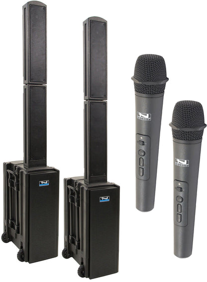 Anchor Audio 865200 Beacon 2 Pair AIRFLEX XR2 - Anchor Air / 2x Handheld Wireless Microphones - PSSL ProSound and Stage Lighting