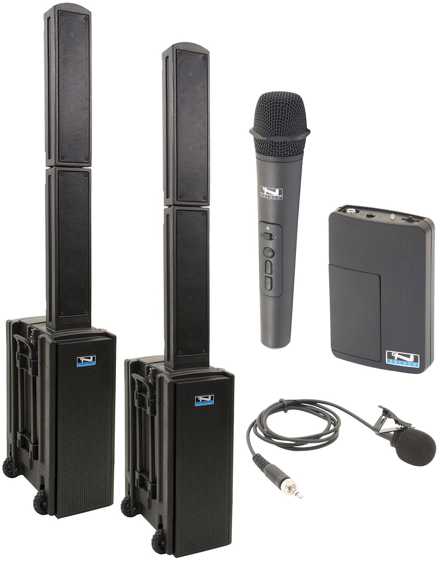 Anchor Audio 865230 Beacon 2 Pair AIRFLEX XR2 - Anchor Air / Handheld / Lapel Wireless Microphones - PSSL ProSound and Stage Lighting