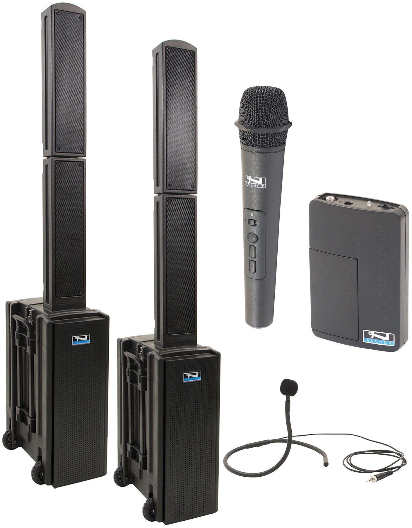 Anchor Audio 865235 Beacon 2 Pair AIRFLEX XR2 - Anchor Air / Wireless / Collar Wireless Microphones - PSSL ProSound and Stage Lighting