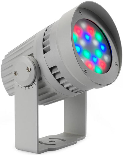 Martin Exterior Wash 100 RGBW Color Mixing Wash Light 7deg (EU) - Aluminum - PSSL ProSound and Stage Lighting