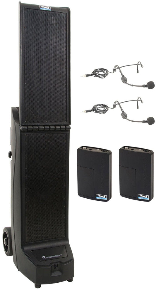 Anchor Audio 911250 Bigfoot 2 System 2 - 2x Headband Wireless Microphones - PSSL ProSound and Stage Lighting