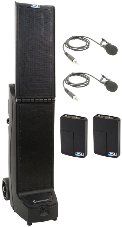 Anchor Audio 911260 Bigfoot 2 System 2 - 2x Lapel Wireless Microphones - PSSL ProSound and Stage Lighting