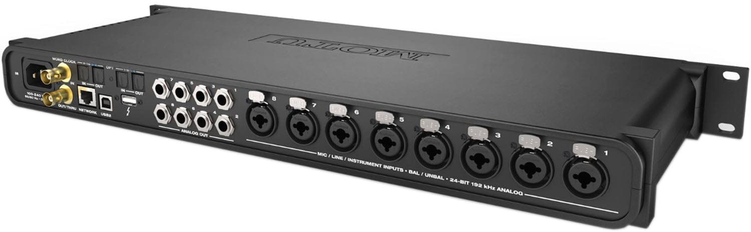 MOTU 8M Thunderbolt / USB-2 / AVB Ethernet Audio Interface with 8