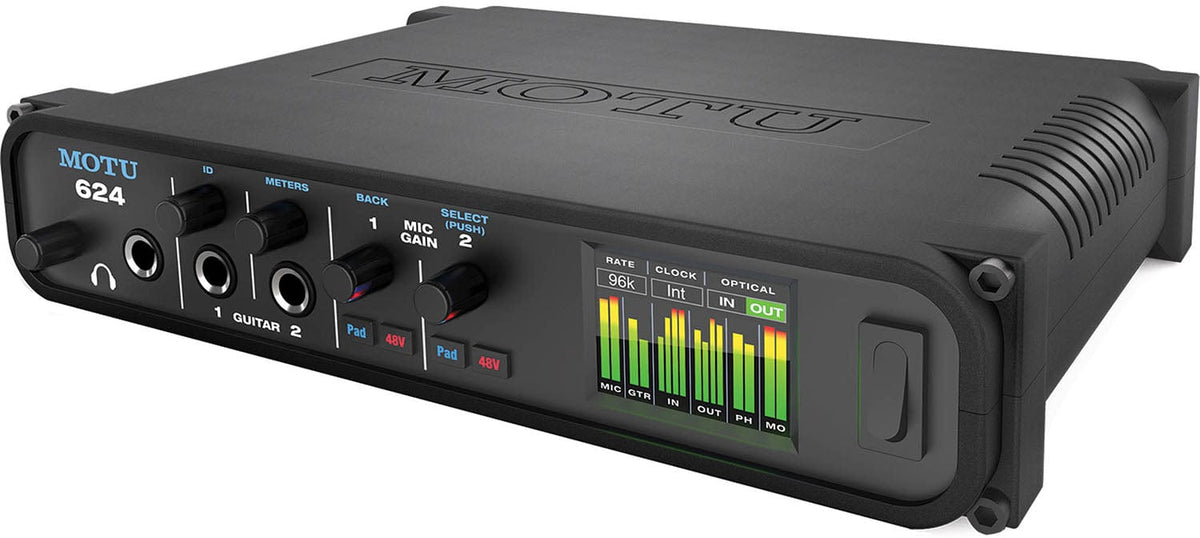 MOTU 624 Thunderbolt / USB-3 / AVB Ethernet Audio Interface with DSP ...