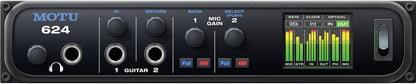 MOTU 624 Thunderbolt / USB-3 / AVB Ethernet Audio Interface with DSP and Mixing - PSSL ProSound and Stage Lighting