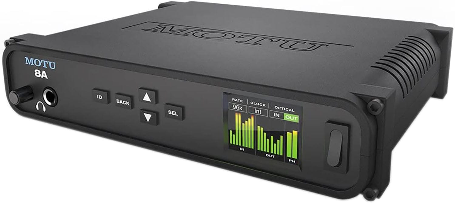 MOTU 8A Thunderbolt / USB3 / AVB Ethernet Audio Interface with DSP and ...